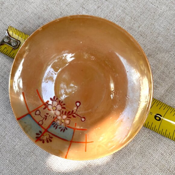 Vintage Made in Japan Lusterware Single Service Tea Set - Picture 10 of 14